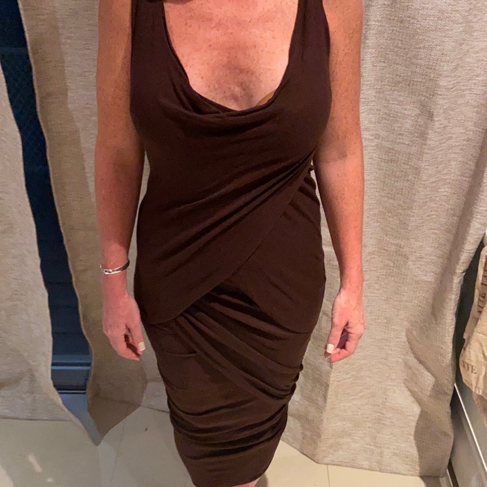 Donna Karan matte espresso brown